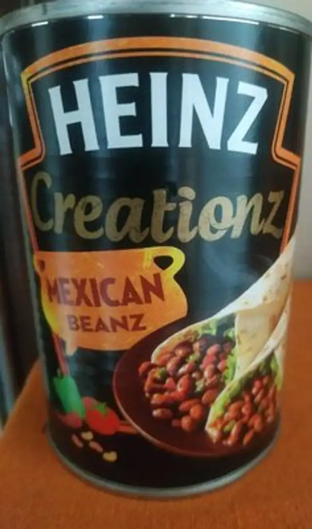 Heinz Creationz Mexican Beans front packaging