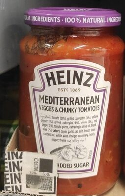 Mediterranean veggies and chunky tomatoes