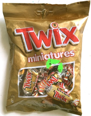 Twix Miniatures front packaging