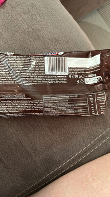 Snickers ingredients label