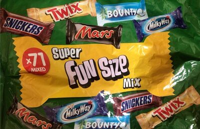 Assortiment de barres au chocolat au lait