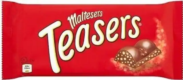 Teasers Chocolate More to Share Block front packaging