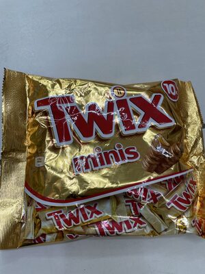 TWIX MINIS front packaging