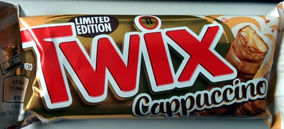 Twix Cappuccino front packaging