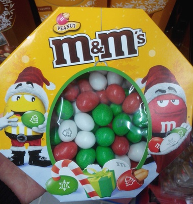 M&M's Peanut - Spécial Fêtes front packaging
