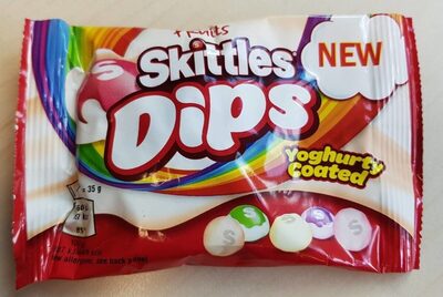 Dips yoghurt coated front packaging