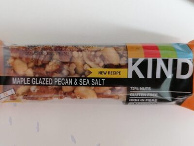 Maple glazed pecan & sea salt