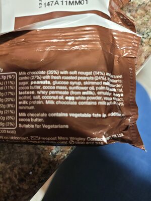 Chocolate front packaging