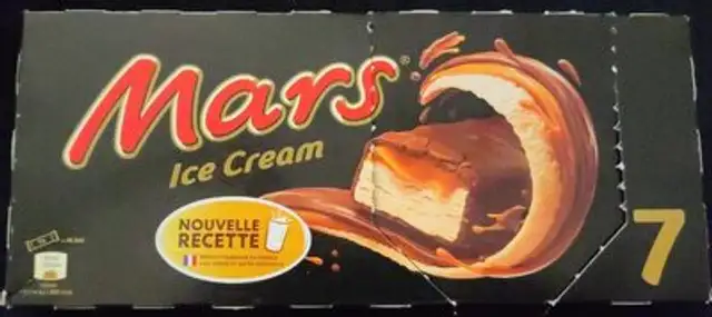 Mars Ice Cream X7 front packaging