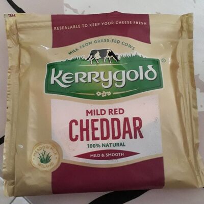 Mild red cheddar front packaging