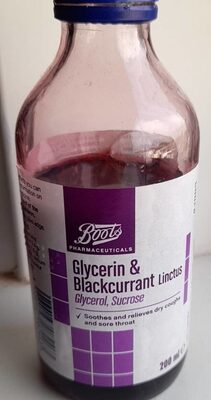 Glycerin and Blackcurrant linctus
