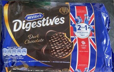 Dark chocolate digestives