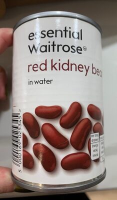 Red kidney beans in water