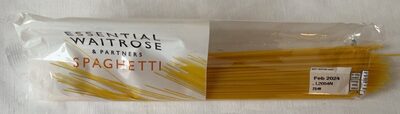 Essential Waitrose Spaghetti front packaging