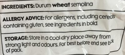 Essential Waitrose Amori ingredients label