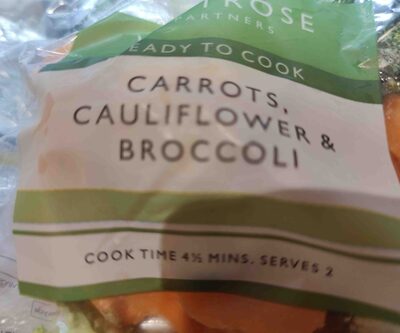 Carrots cauliflower and broccoli