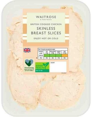 British Cooked Chicken Skinless Breast Slices