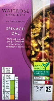 Spinach dal