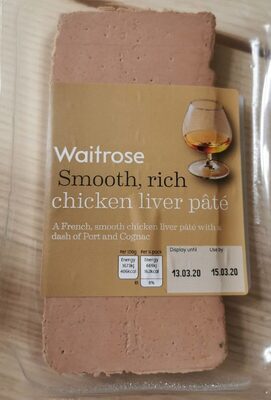 Smooth rich chickdn liver pâté