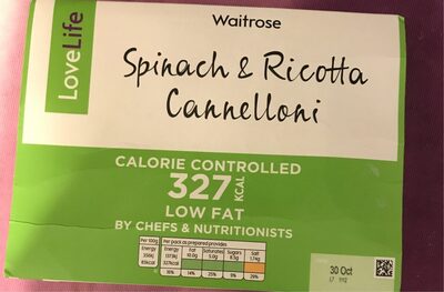 Spinach and ricotta cannelloni love life