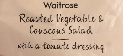 Roasted vegetables and couscous salad front packaging