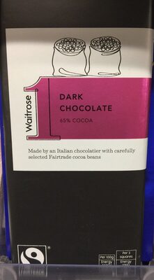 Dark chocolate 65% cocoa