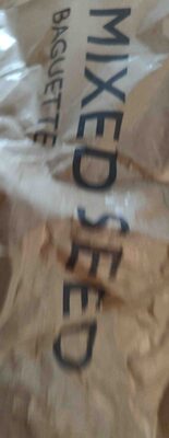 Mixed seed baguette front packaging