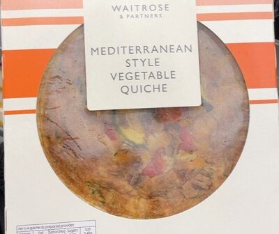 MEDITERRANEAN STYLE VEGETABLE QUICHE