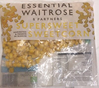 Supersweet corn front packaging