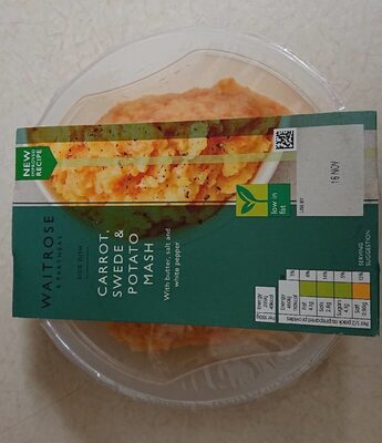 Carrot, swede & potato mash