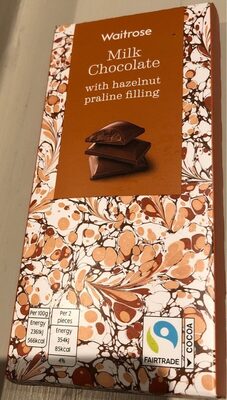 Milk Chocolate with Hazelnut Praline Filling