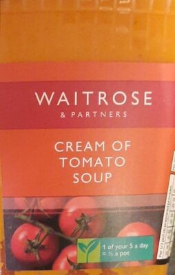 Cream of tomato soup