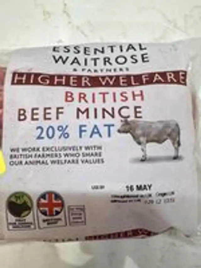 British Beef Mince 20% Fat
