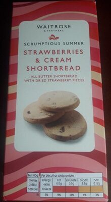Strawberries&Cream shortbread