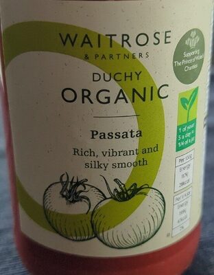 Organic Passata front packaging