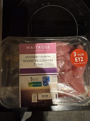 Diced Yellow Fin Tuna