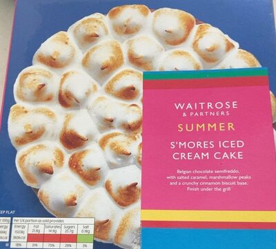 S’mores iced cream cake