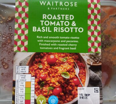 Roasted Tomato & Basil Risotto front packaging