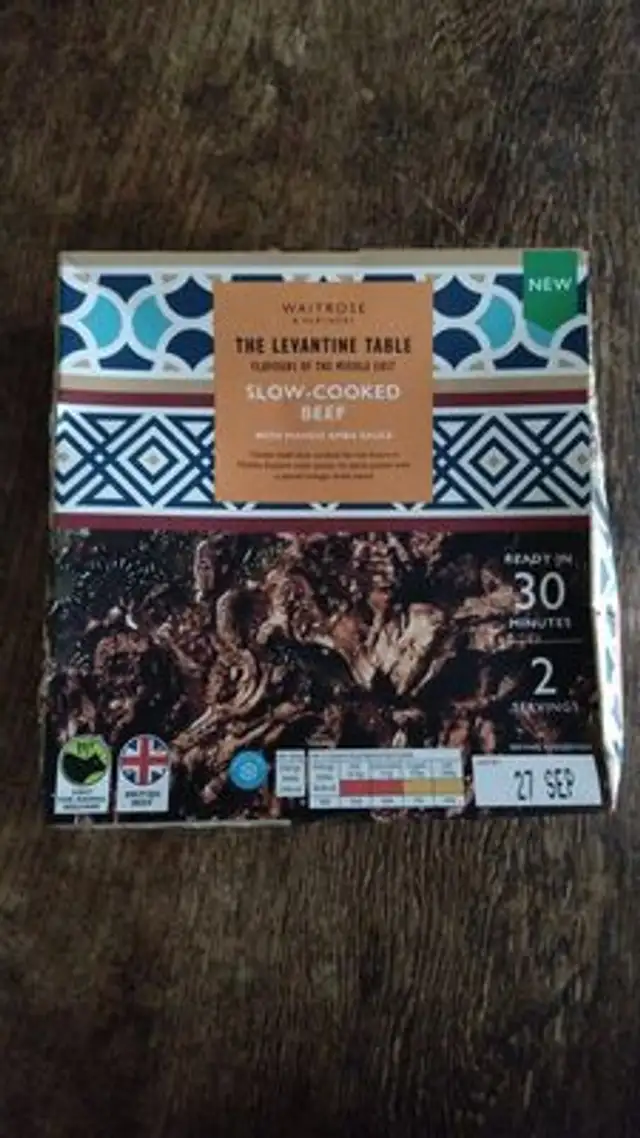 Slow-cooked Beef With Mango Amba Sauce front packaging