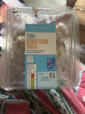 Tuna & Sweetcorn Pasta