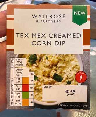 Tex Mex Creamed Corn Dip