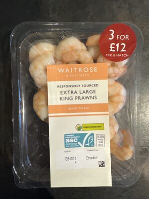 Extra Large King Prawns front packaging