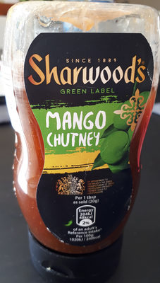 Sharwood's Mango Chutney 375g front packaging