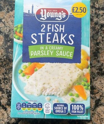 Fish Steaks in Parsley sauce