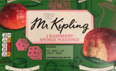 Sponge Raspberry Pudding