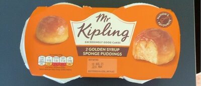 2 Golden Syrup Sponge Puddings