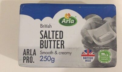 British salted butter