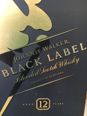 Johnnie Walker Black Label Blended Scotch Whisky 12 Years Old