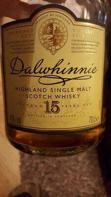 Dalwhinnie Highland Single Malt Scotch Whisky 15 Year Old
