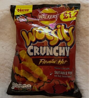 Wotsits crunchy flaming hot